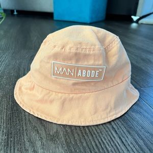 BoohooMAN x Abode Orange Bucket-hat